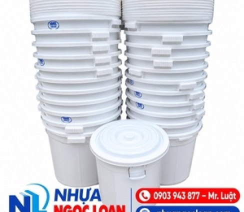 Thùng nhựa tròn đủ size 