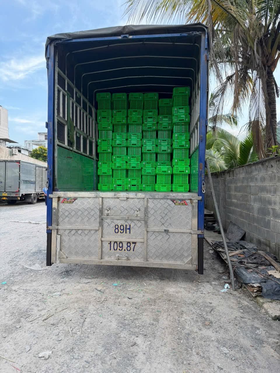 sóng nhựa đựng rau củ quả