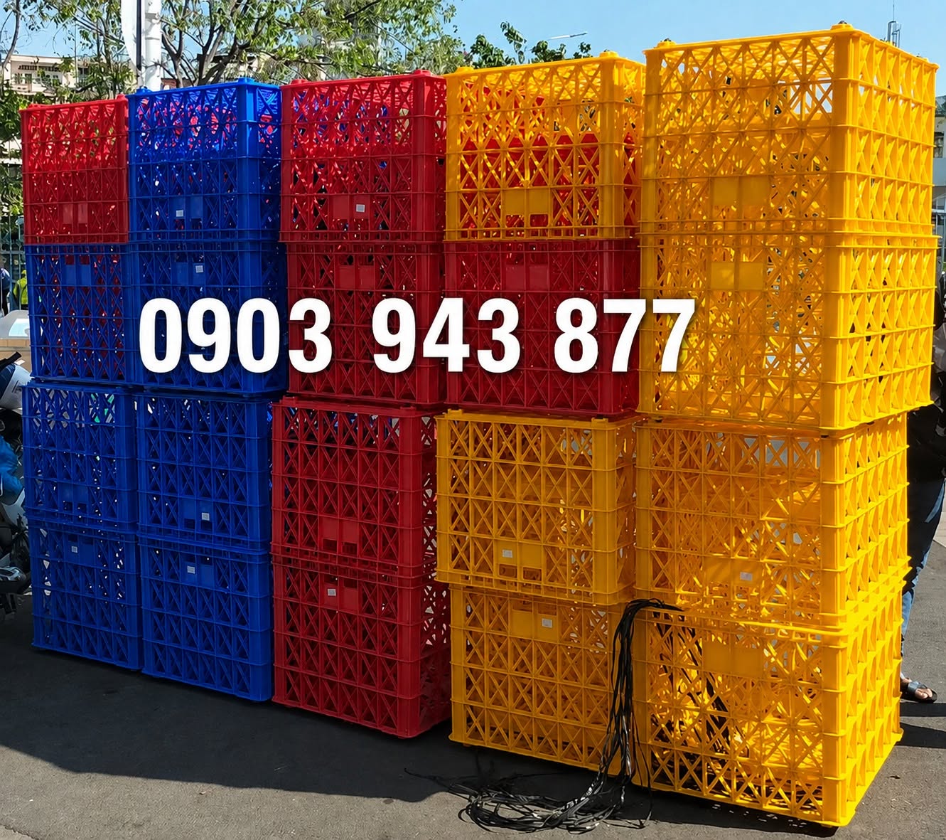 sóng nhựa 8 bánh xe hiệp thành hcm