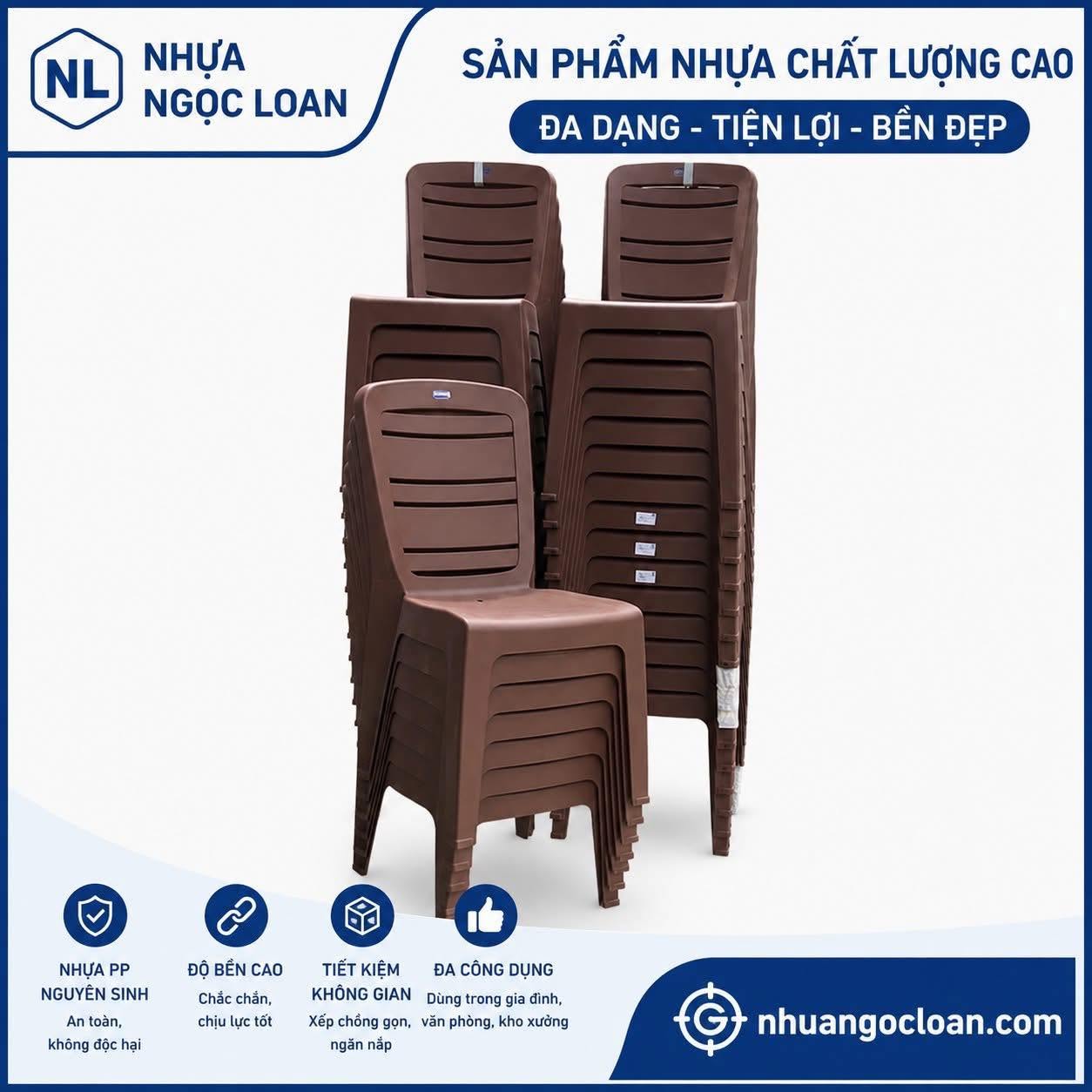 ghế tựa sọc ngang Duy Tân giá sỉ HCM