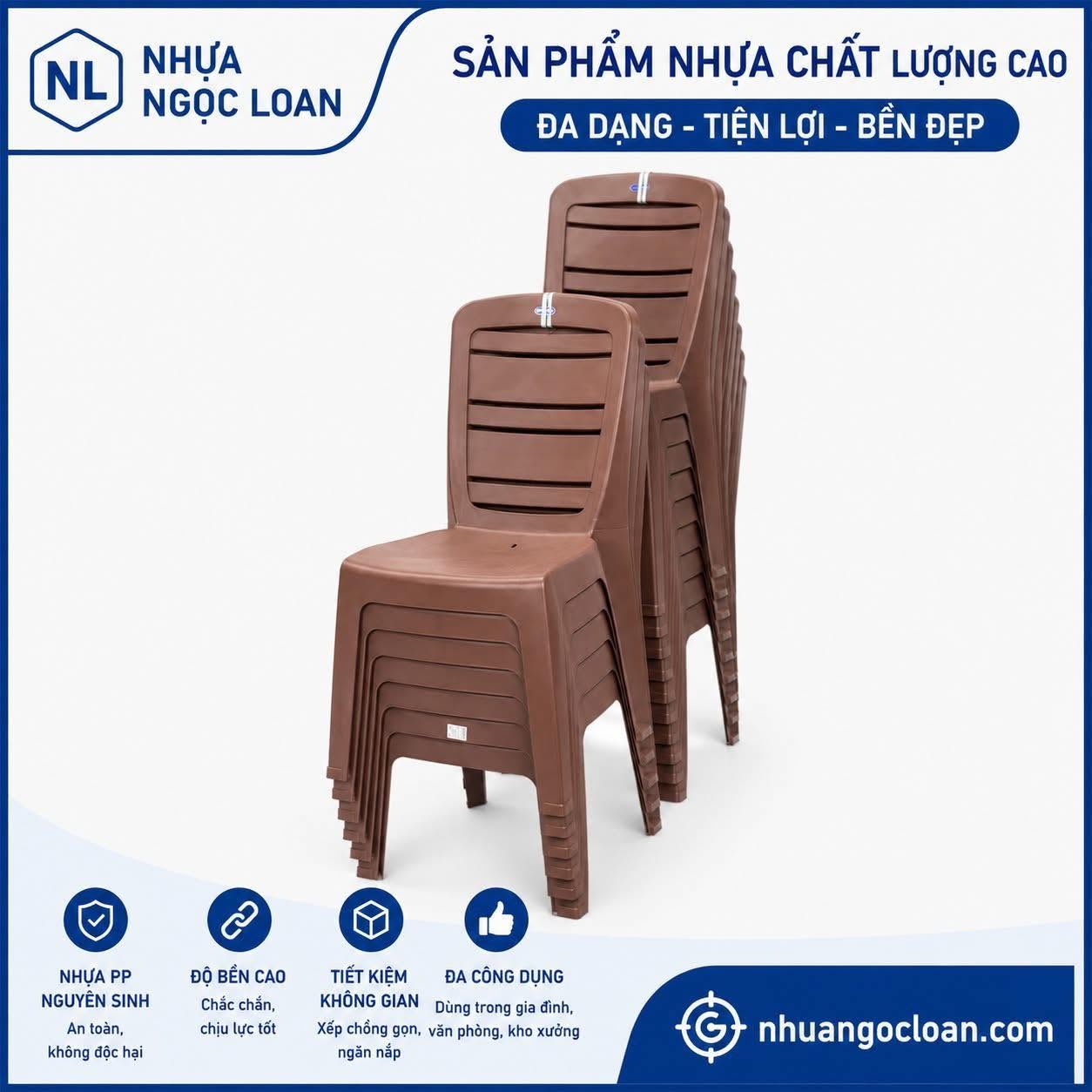 ghế tựa sọc ngang Duy Tân giá sỉ HCM