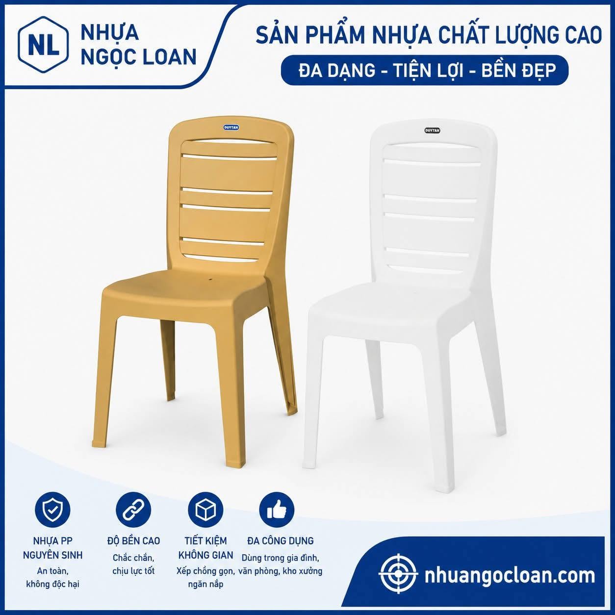 ghế tựa sọc ngang Duy Tân giá sỉ HCM