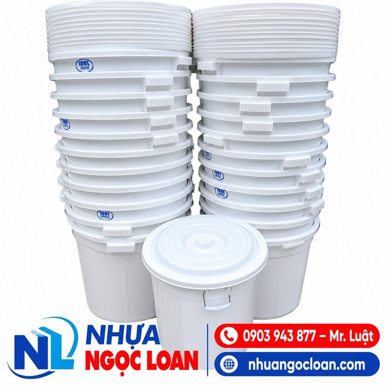 thùng tròn nhựa PP đủ size tại HCM