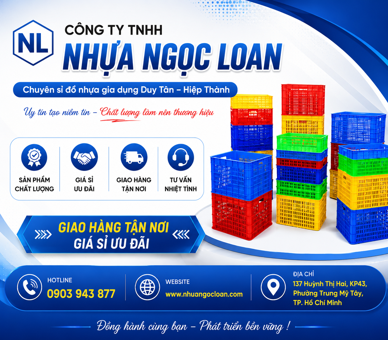 đại lý sóng nhựa giá sỉ rẻ tại HCM