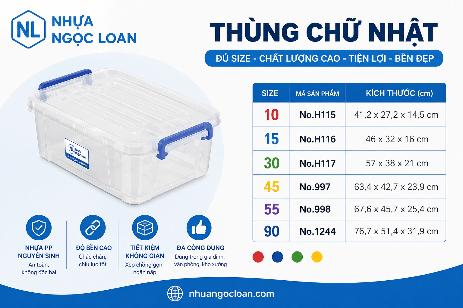 mua thùng chữ nhật giá tốt HCM