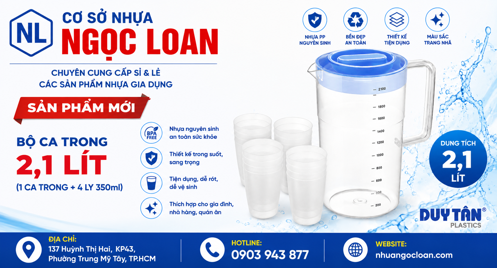 mua bộ ca trong 2,1 lít giá rẻ tại TPHCM