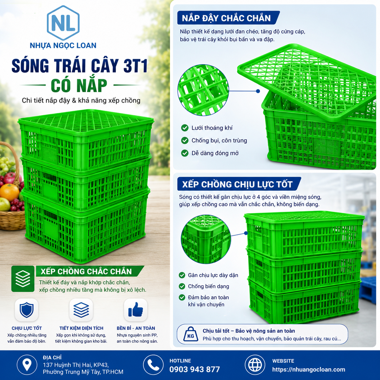 sóng trái cây 3T1