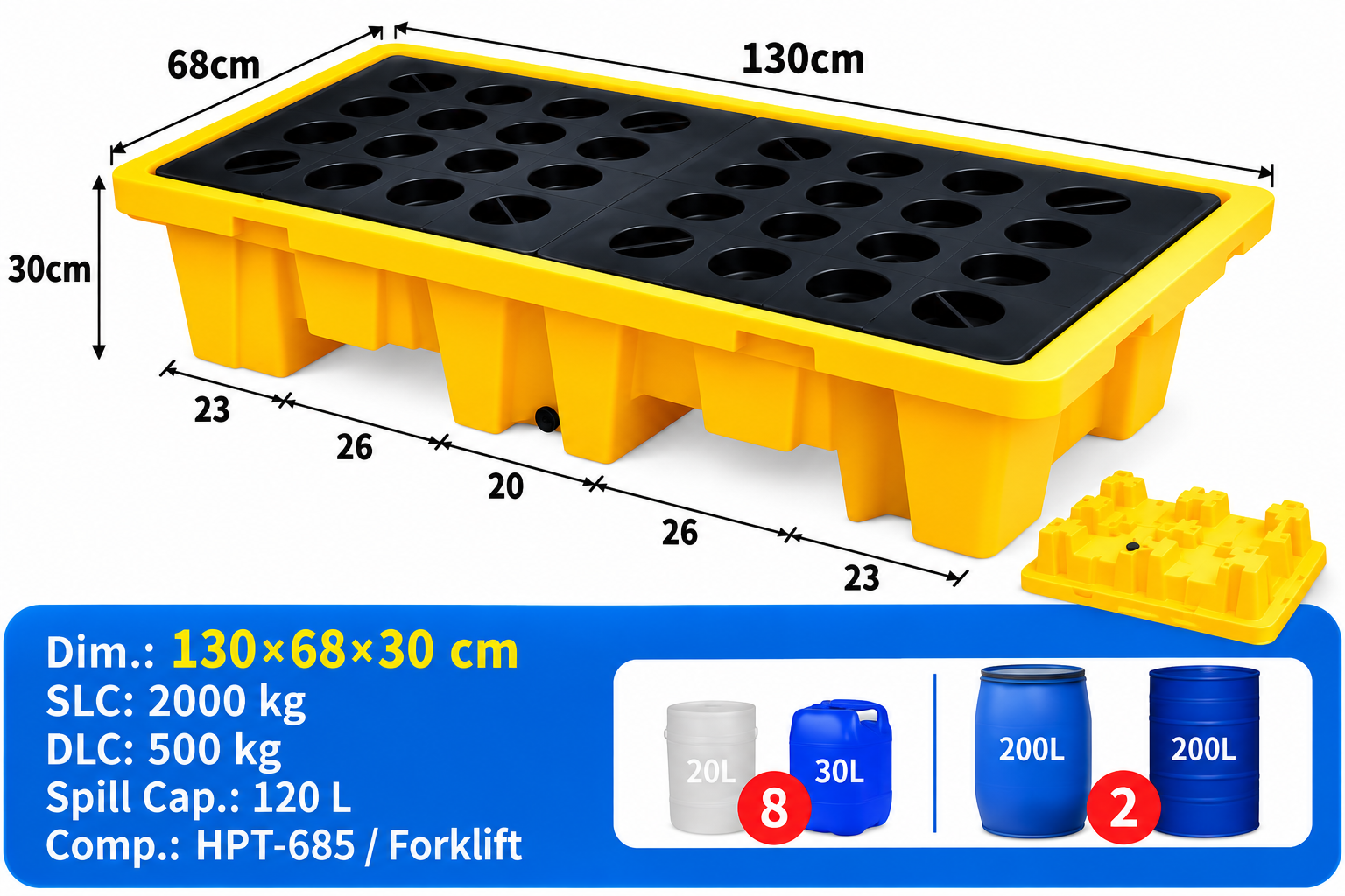 mua pallet chống tràn giá sỉ HCM