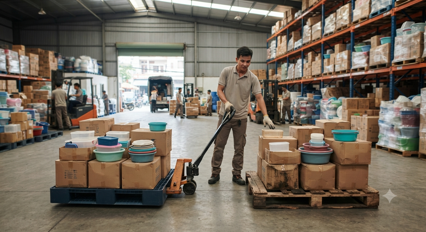 Ưu điểm vượt trội của pallet nhựa so với các vật liệu khác